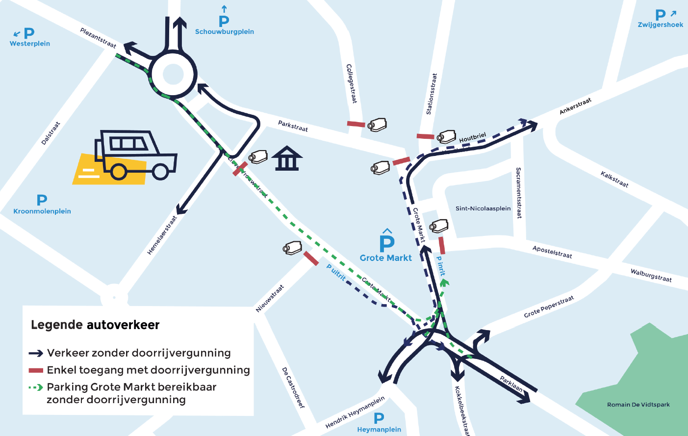 Kaart Grote Markt